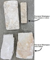 Comparaison d'échantillons en pierres naturelles